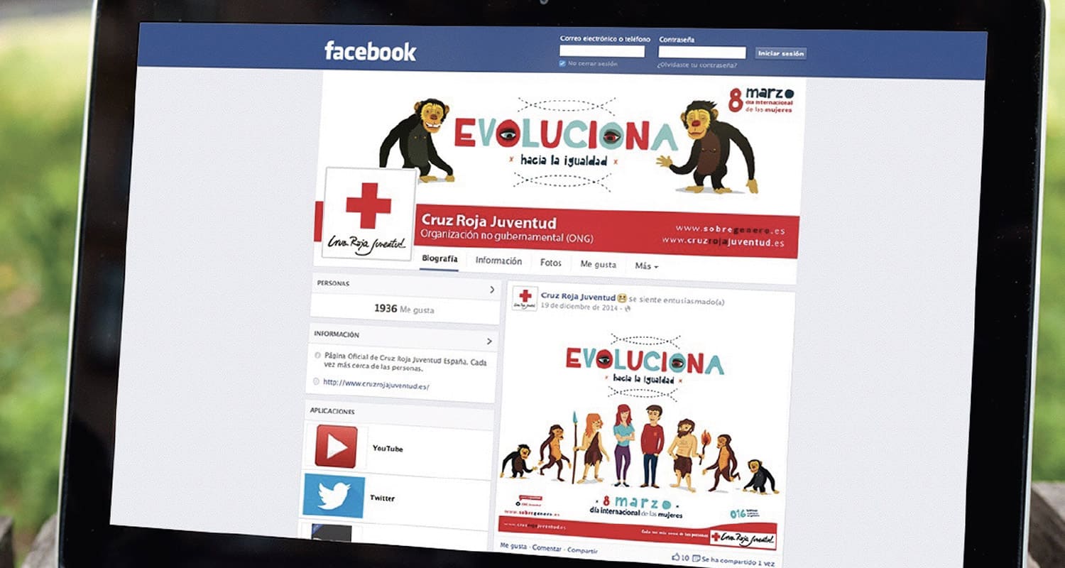 pagina facebook evolucion