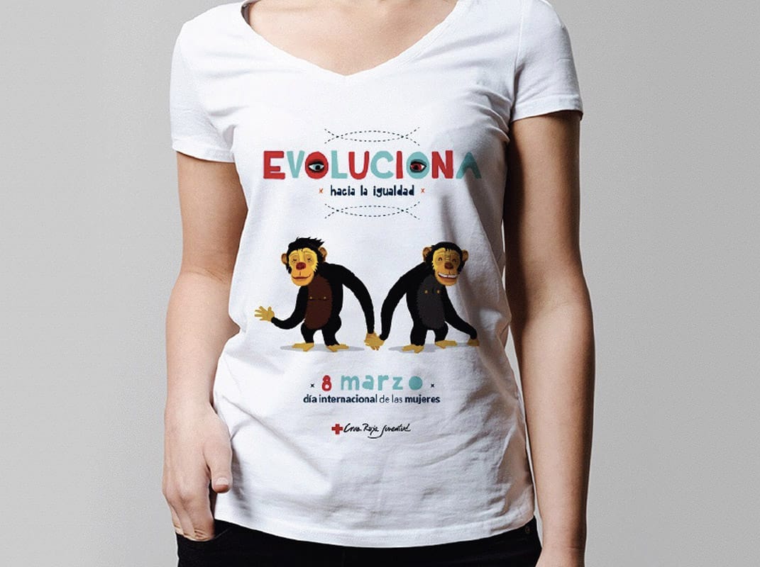 camiseta evolucion